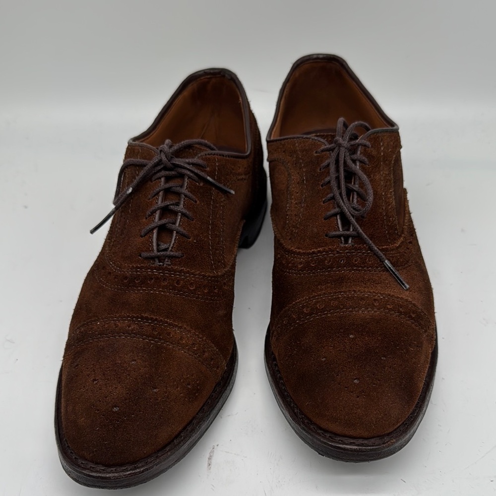 Allen Edmonds Strand suede oxfords 9 1/2 D excellent condition